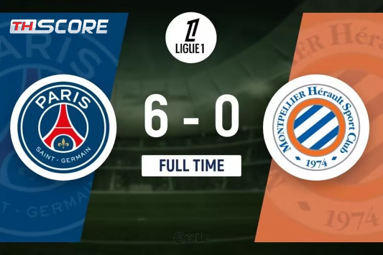 ปารีส แซงต์-แชร์กแมง เอาชนะ มงต์เปลลิเยร์ 6-0 คว้าชัยชนะ 2 เกมติดต่อกัน